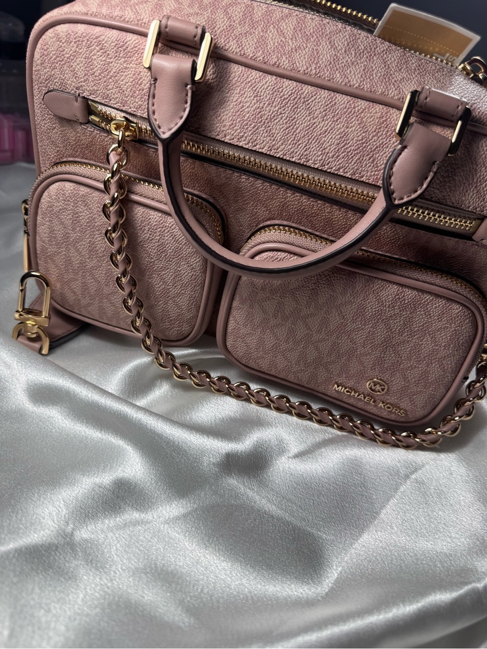Michael Kors Dusty Rose Satchel/Crossbody Bag